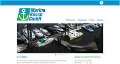 Desktop Screenshot of marinaruesch.de