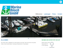 Tablet Screenshot of marinaruesch.de